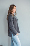 Remi Black Sweater Top