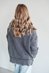 Remi Black Sweater Top