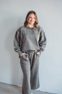 Jessi Olive Sweatshirt