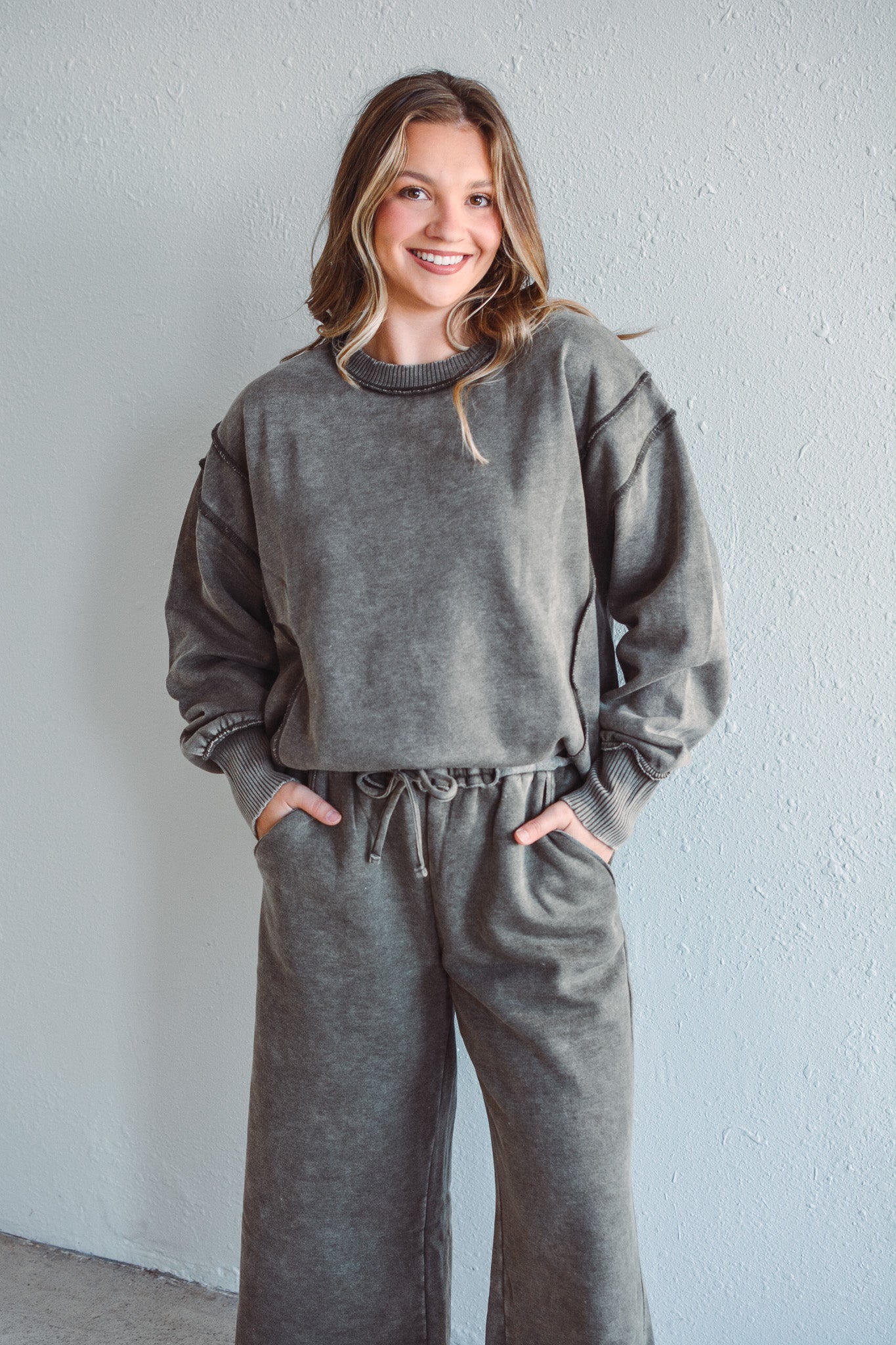 Jessi Olive Sweatshirt
