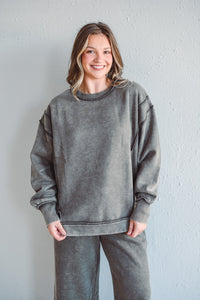 Jessi Olive Sweatshirt