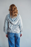 Tatum Hooded Blue Top