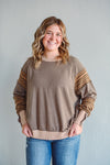Mocha Thermal Pullover