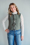 Tiera Olive Vest