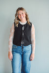 Tiera Black Vest