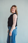 Tiera Black Vest