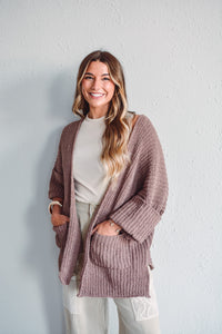Mocha Knit Cardigan