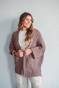 Mocha Knit Cardigan