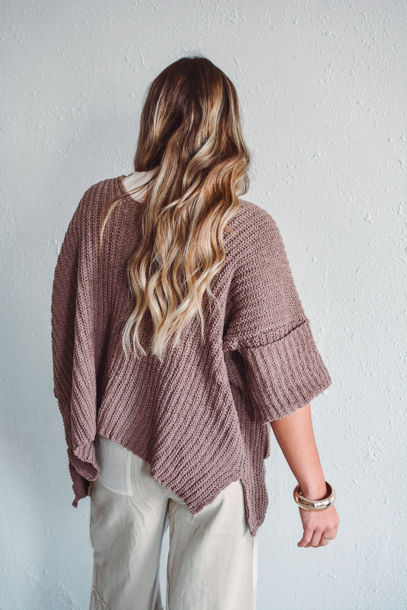 Mocha Knit Cardigan