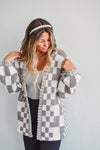 Chunky Checkered Sweater