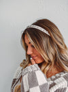 Puffed Headband Beige