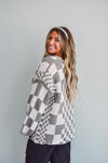 Chunky Checkered Sweater