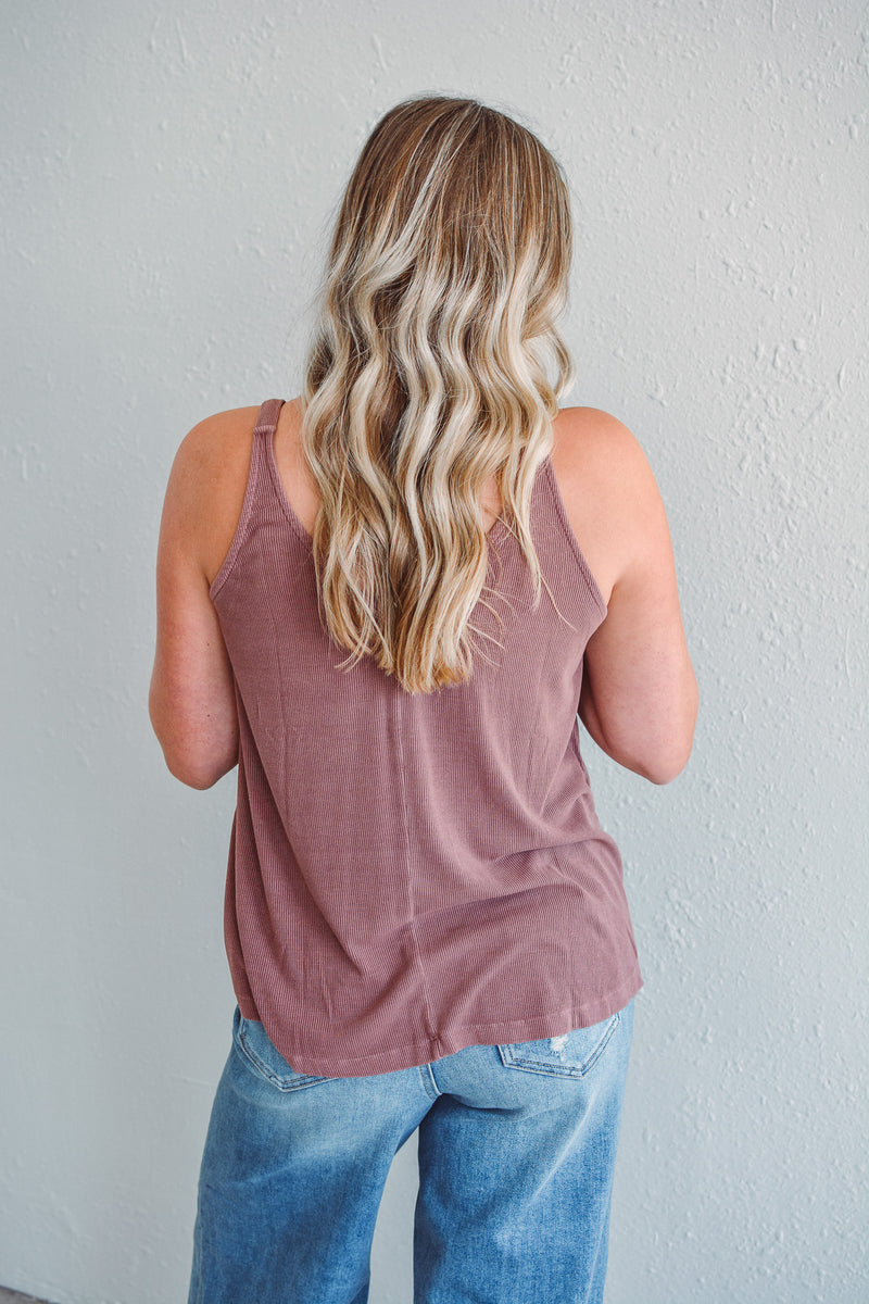 Boardwalk Tank Mauve