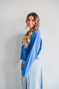 Blue Piper Cardigan