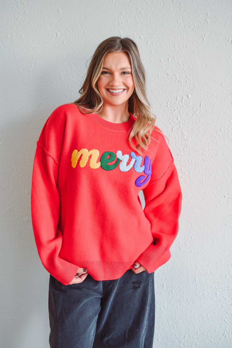 Merry Holly Sweater