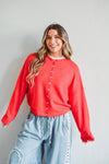 Red Piper Cardigan