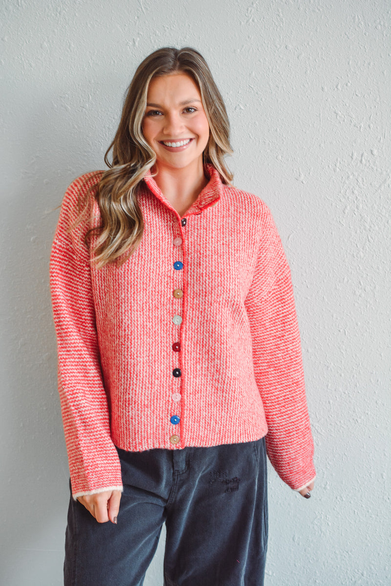 Nicole Red Sweater