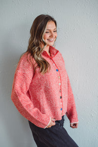 Nicole Red Sweater