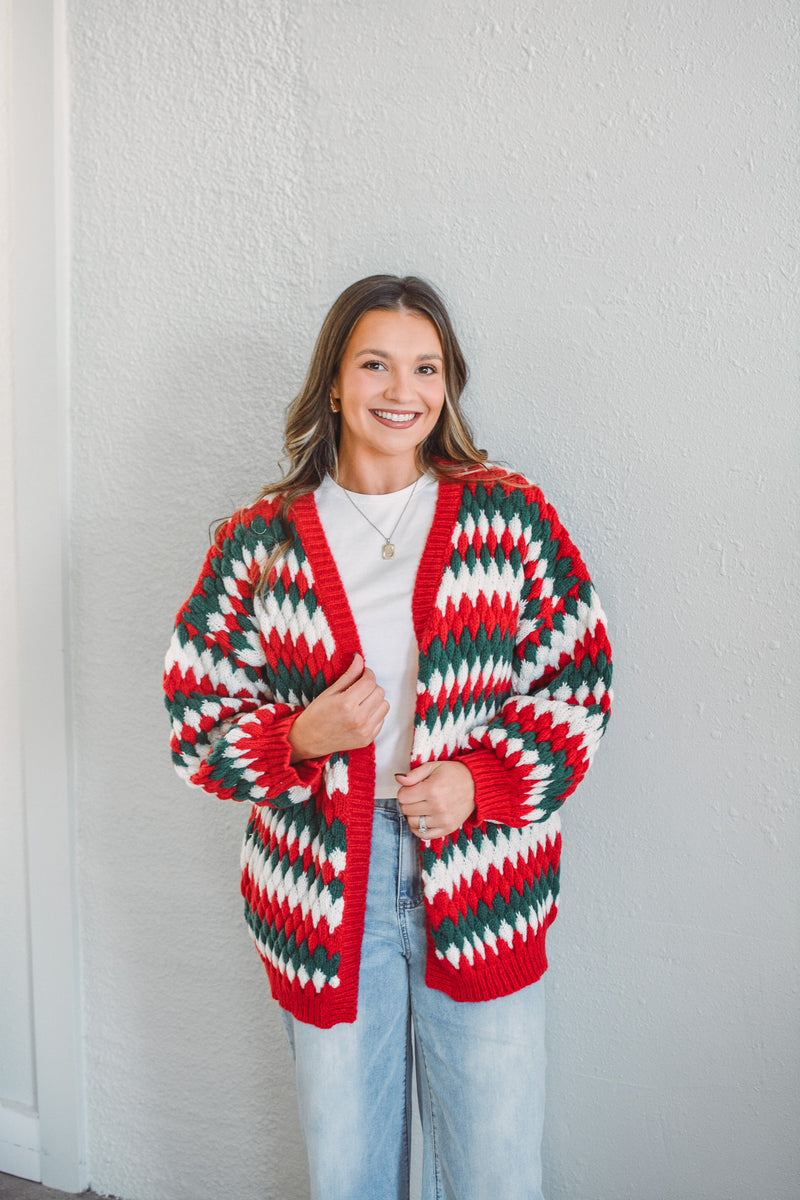 Peppermint Patch Cardigan