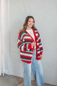 Peppermint Patch Cardigan