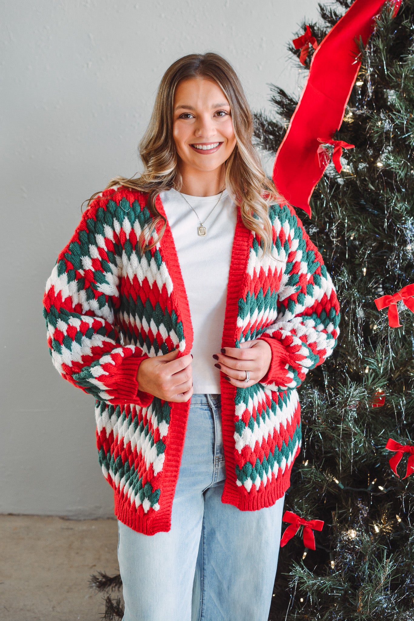 Peppermint Patch Cardigan