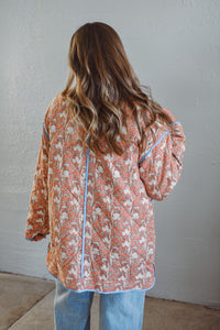Market Coral Quilt Coat