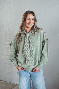 Parker Olive Pullover