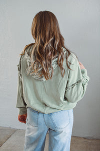 Parker Olive Pullover