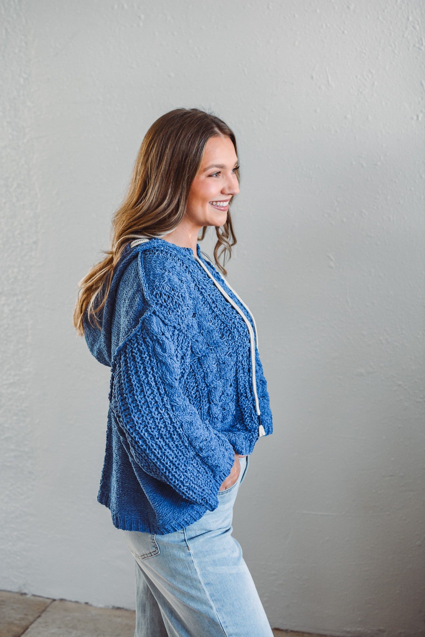 Blue Cozy Ridge Hoodie