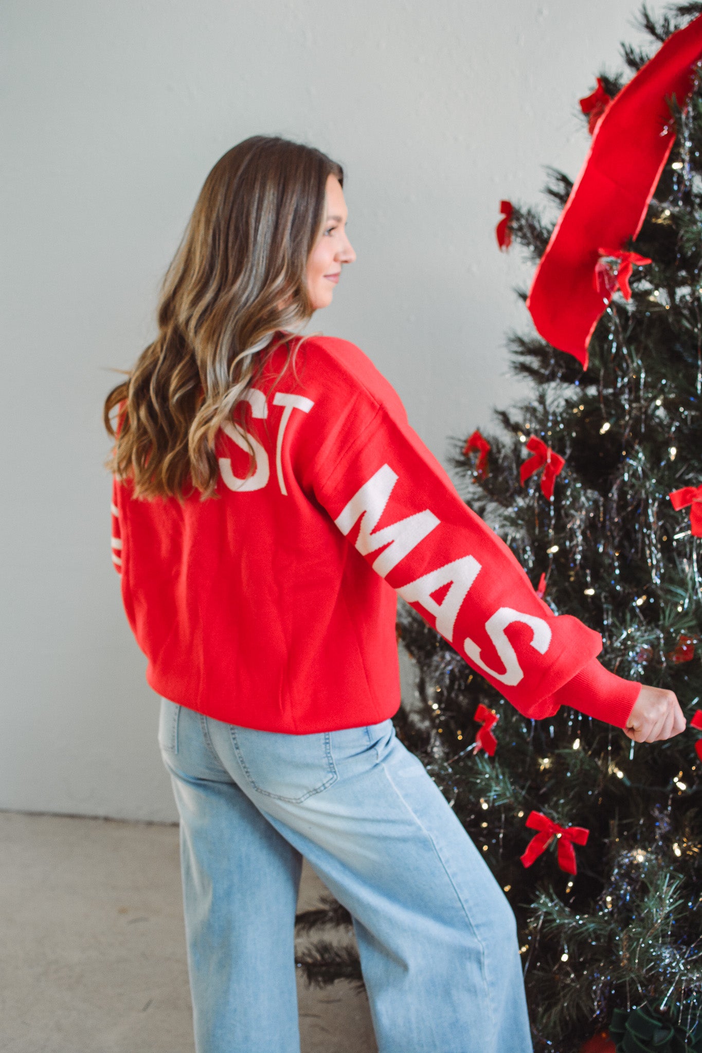 HO HO HO Red Sweater