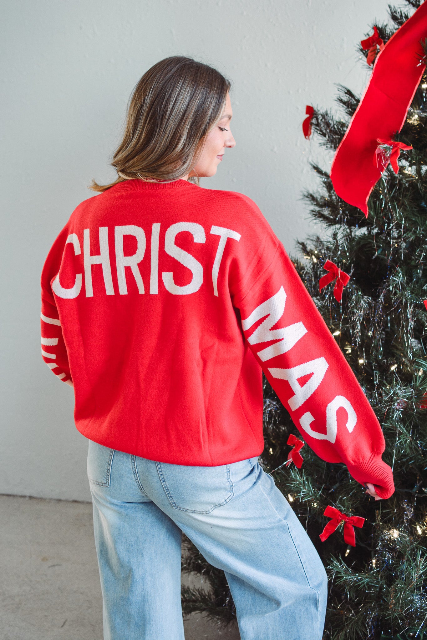 HO HO HO Red Sweater