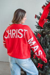 HO HO HO Red Sweater