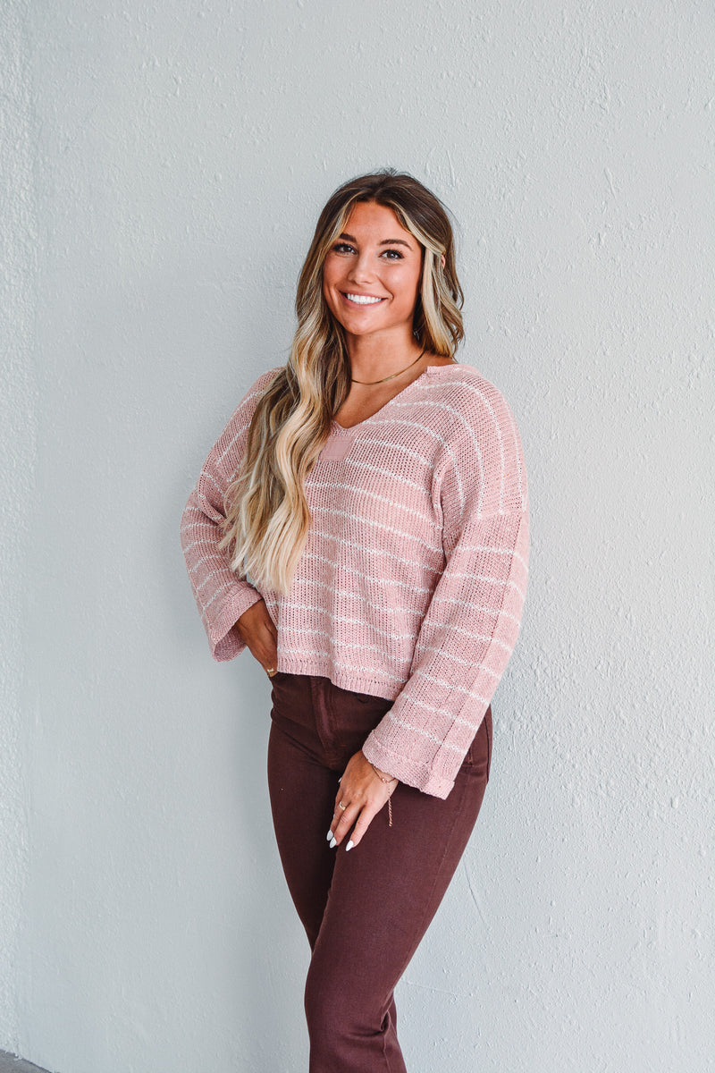 Hampton Mauve Sweater