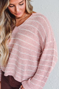Hampton Mauve Sweater