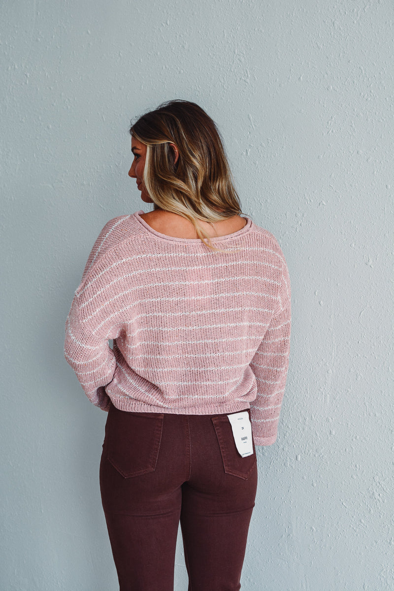 Hampton Mauve Sweater