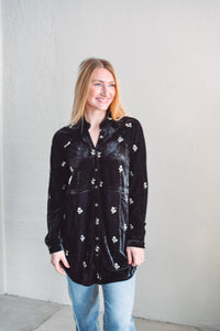 Laurel Velvet Blouse