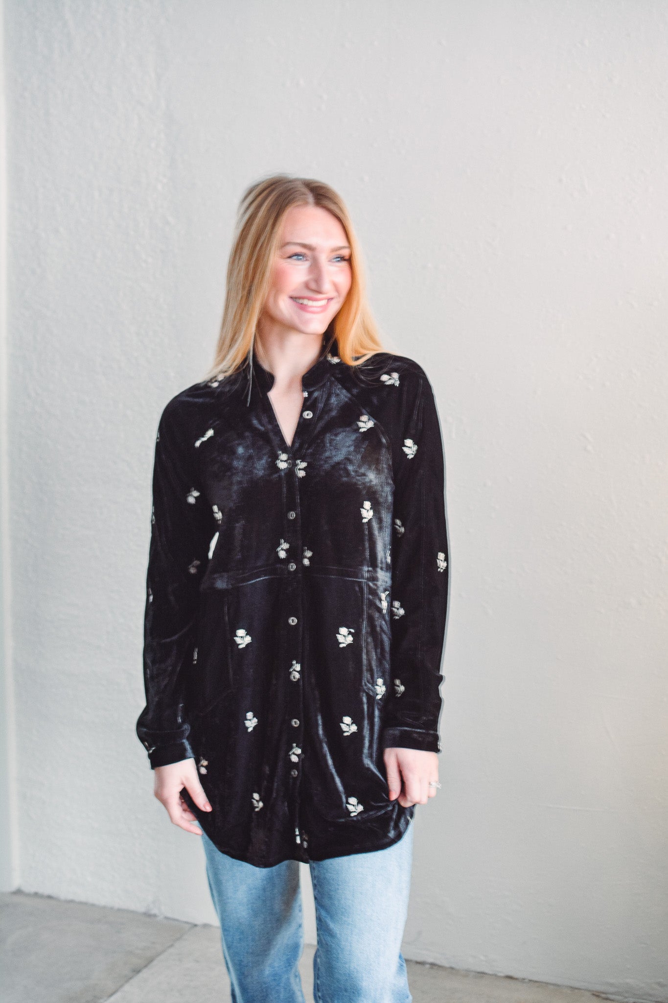 Laurel Velvet Blouse