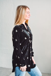 Laurel Velvet Blouse