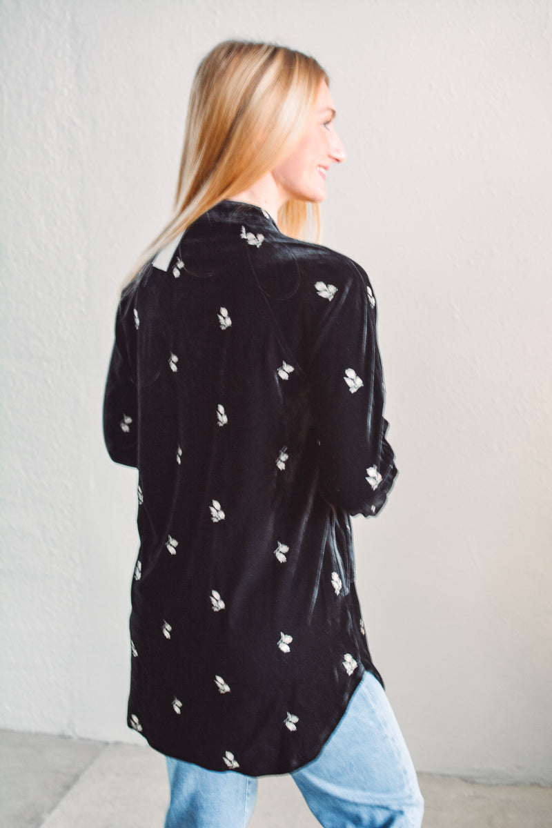Laurel Velvet Blouse