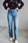 Ella Medium Wash Straight Jeans