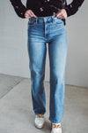 Ella Medium Wash Straight Jeans