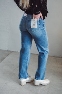 Ella Medium Wash Straight Jeans