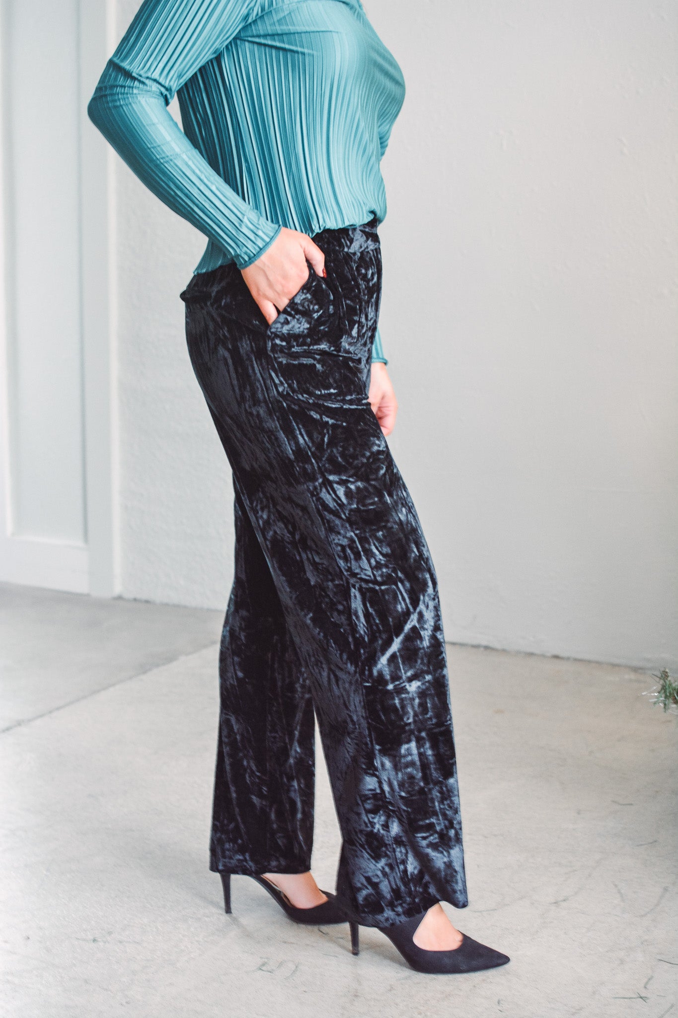 Midnight Luxe Velvet Pant