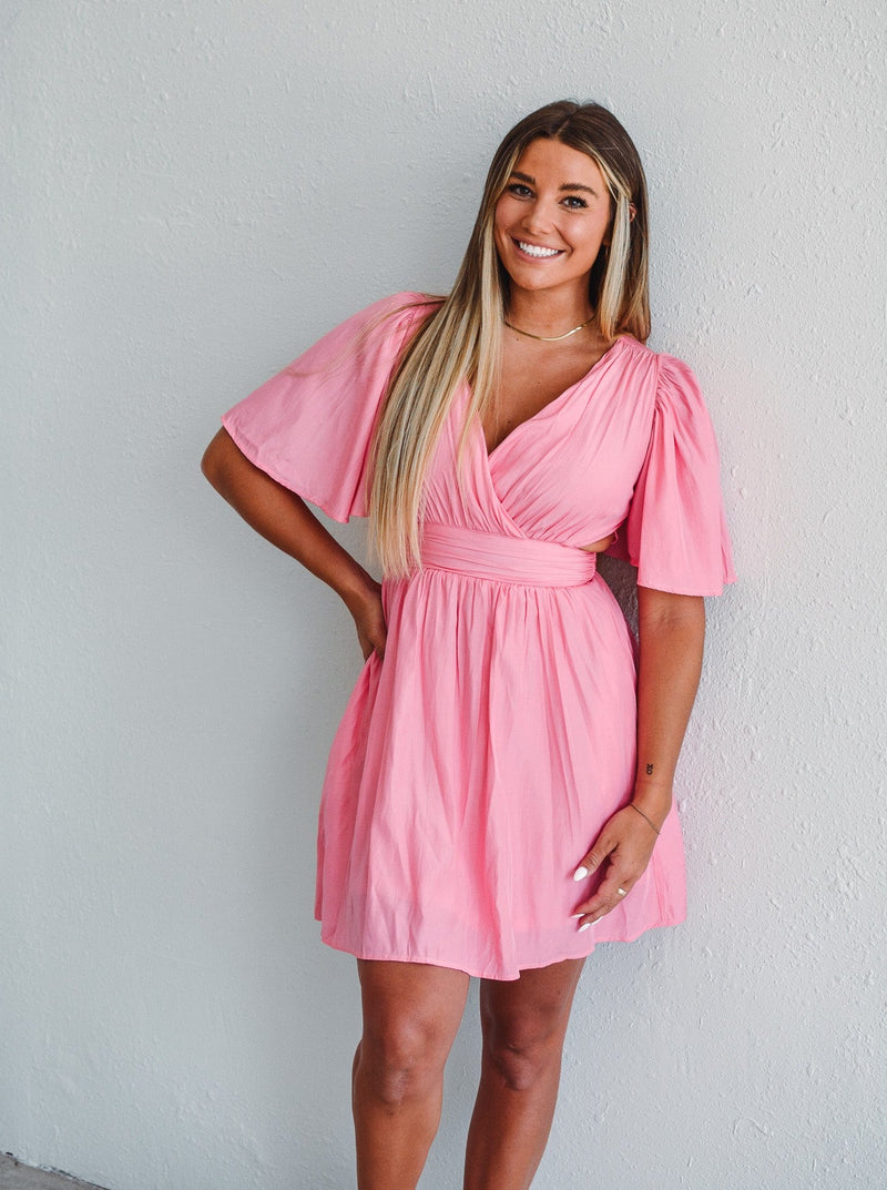 Rhonda Pink Dress