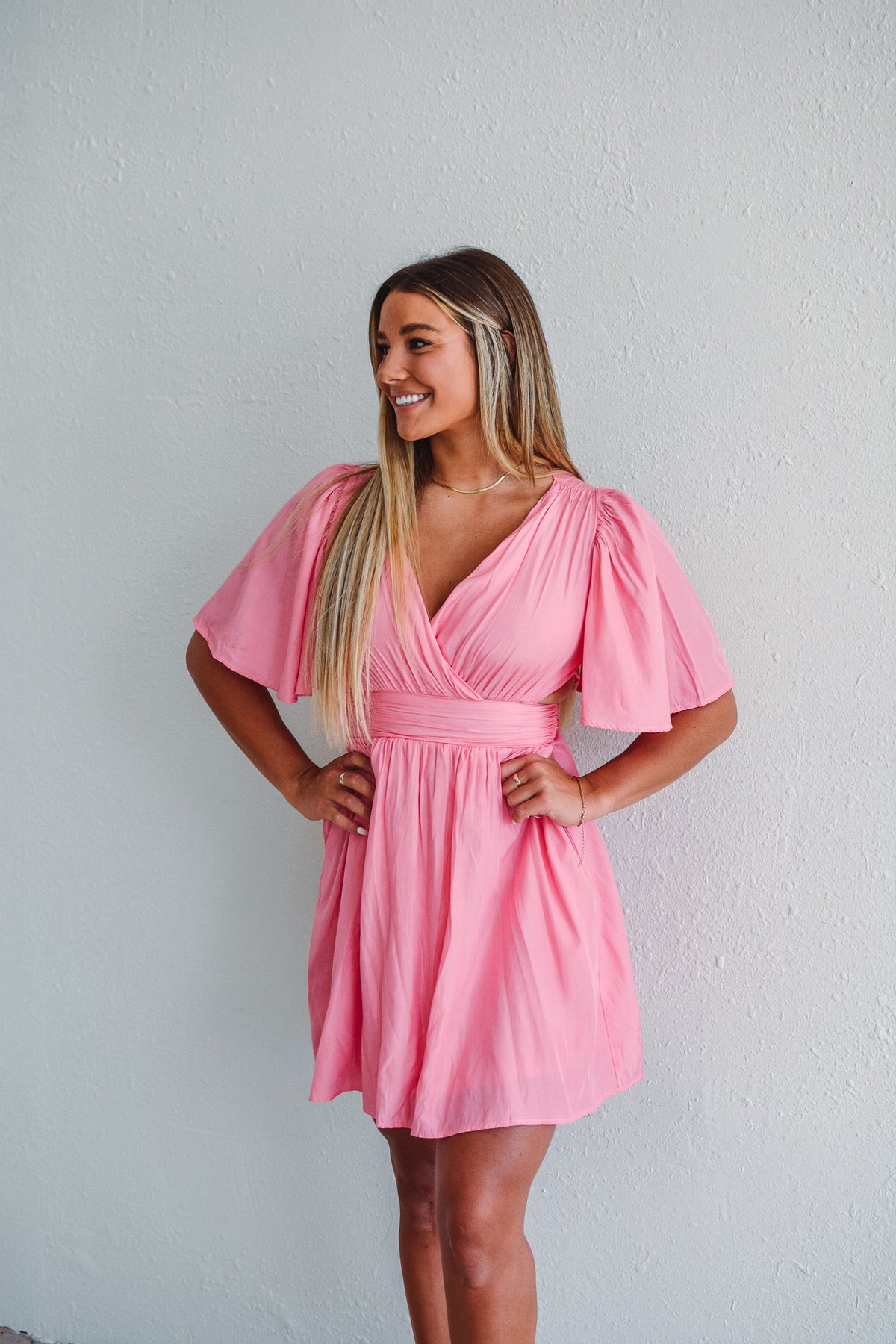 Rhonda Pink Dress