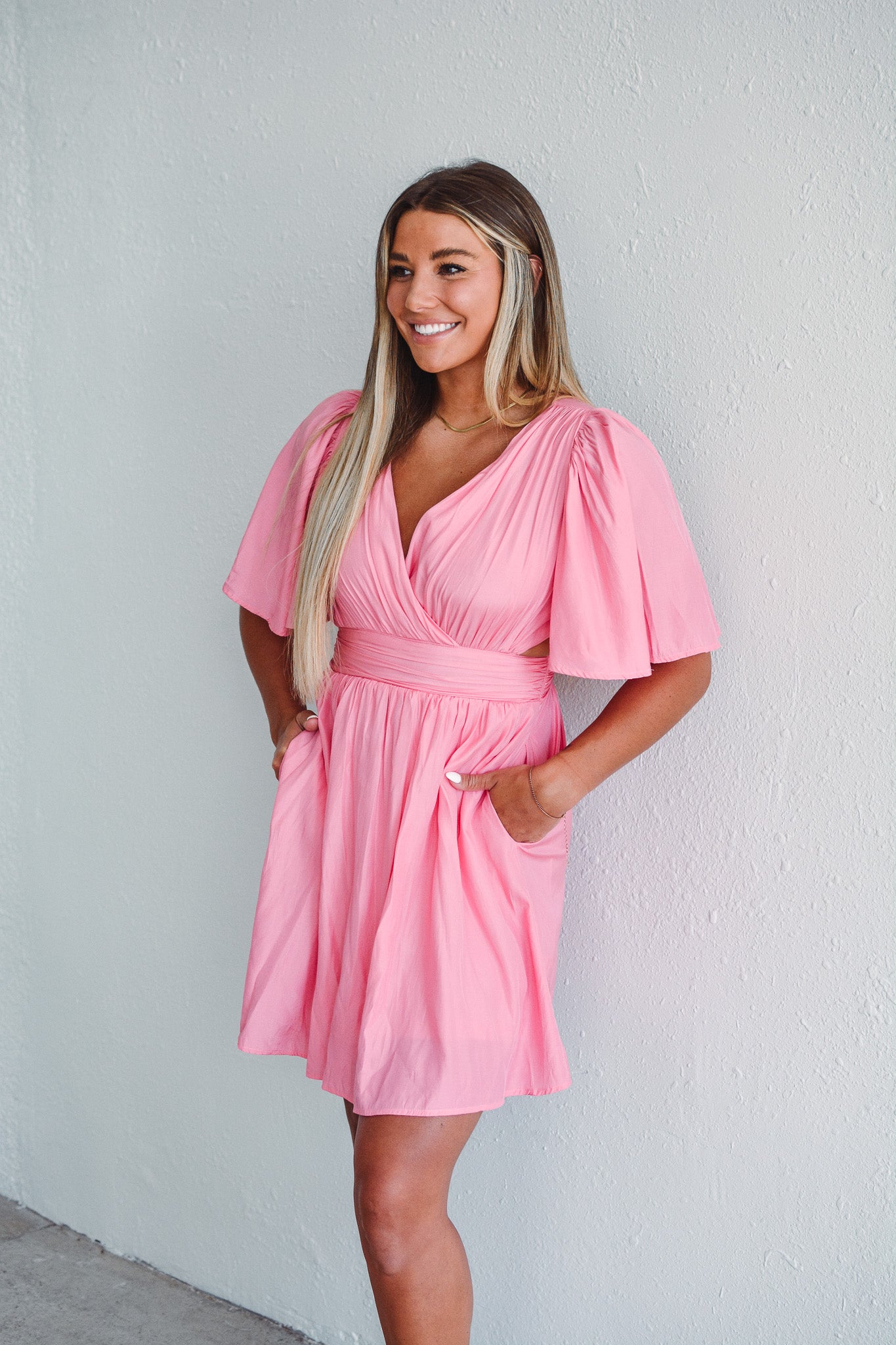 Rhonda Pink Dress