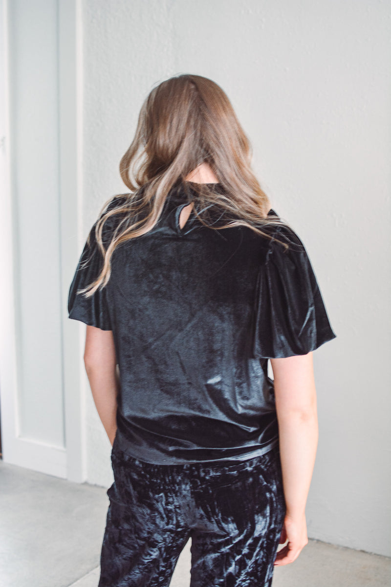 Velvet Black Top