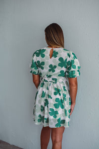 Green Dream Puffer Dress