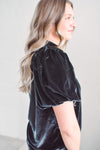 Velvet Black Top