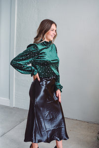 Satin Eclipse Skirt